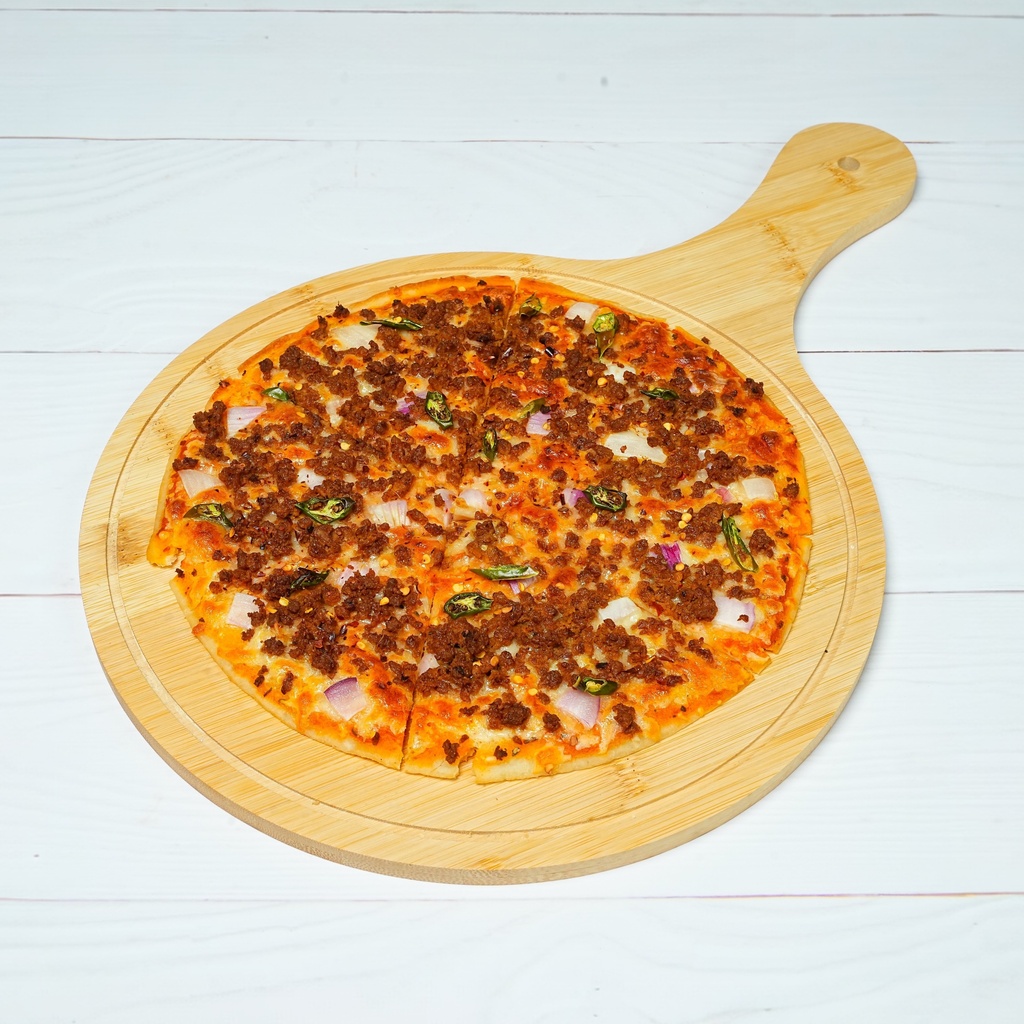 Hot & Spicy Beef Rice-Flour Pizza