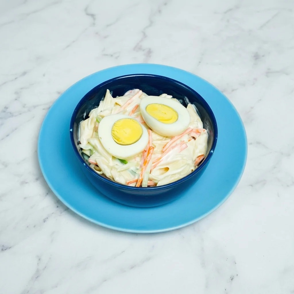 Greek Yogurt Egg Pasta Salad