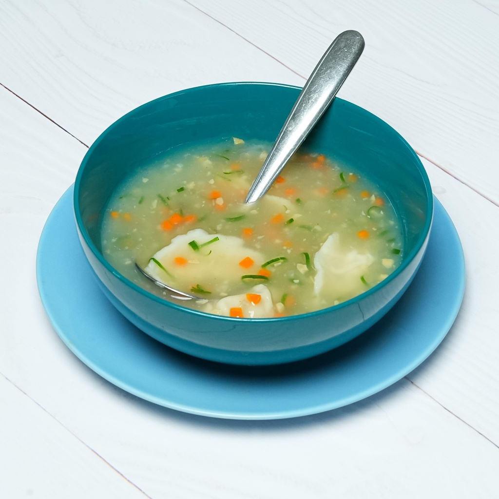 Chicken Momo Soup